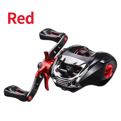 Fishinghub-Double Brake System Saltwater Reel High Speed Metal Fishing Reel