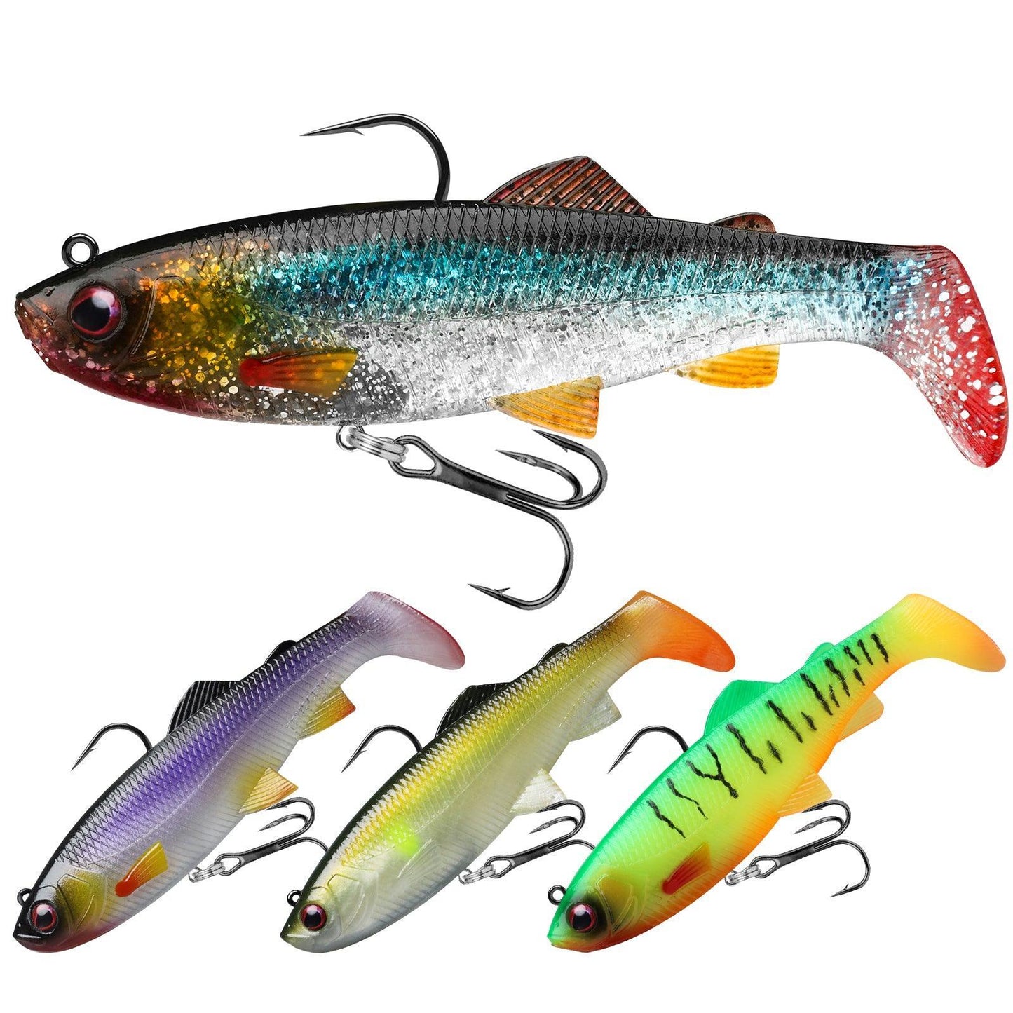 Paddle Tail Shad Swimbait Fishing Lure for Bass