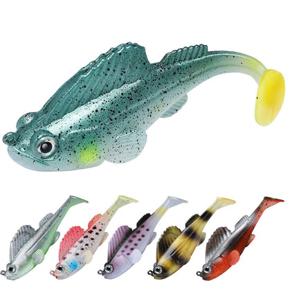 Paddle Tail Swimbait Weedless Fishing Lure for Bass