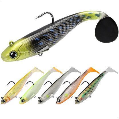 Shad Swimbait Paddle Tail Fishing Lure for Bass